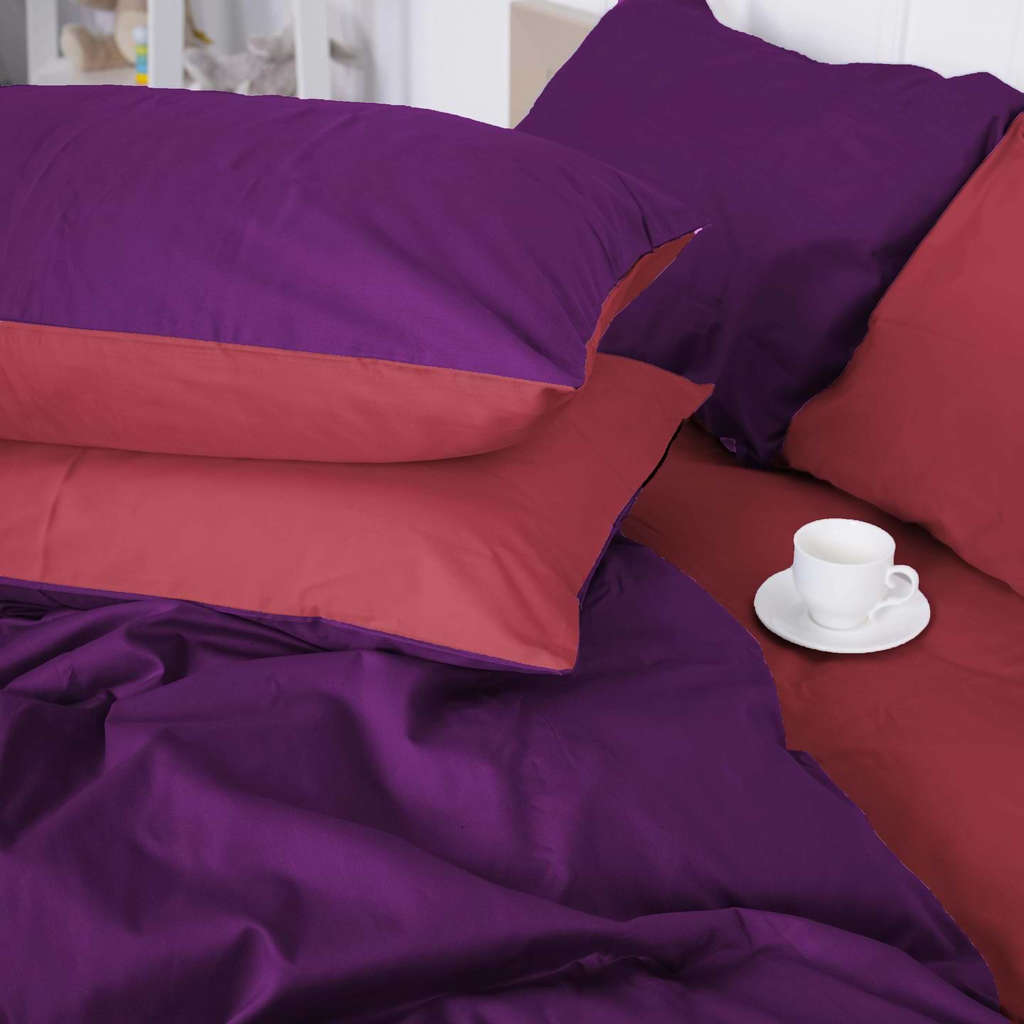 Комплект постільної білизни MirSon Сатин 0847+ 0846 Klaus King Size 220x240 см (2200002032070)